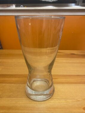 Clear Glass Pilsner Beer Glass Transparent
